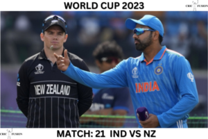 World Cup 2023: Match 21: (IND vs NZ)
