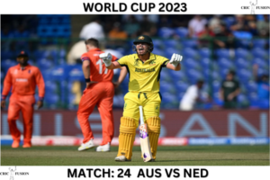 World Cup 2023: Match 24: (AUS vs NED)