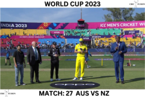 World Cup 2023: Match 27: (AUS vs NZ)