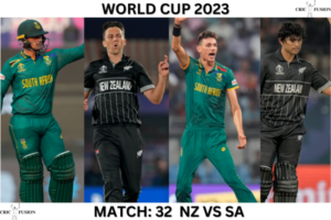World Cup 2023: Match 32: (SA vs NZ)