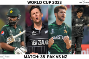 World Cup 2023: Match 35: (NZ vs PAK)
