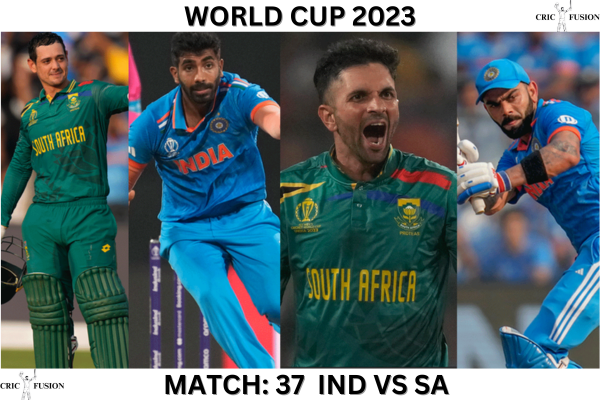 World Cup 2023: Match 37: (IND vs SA)