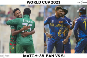 World Cup 2023: Match 38: (BAN vs SL)