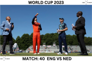 World Cup 2023: Match 40: (ENG vs NED)