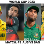 World Cup 2023: Match 43: (AUS vs BAN) मिचेल मार्श और स्टीवन स्मिथ ने ऑस्ट्रेलिया को 8 विकेट से जीत दिलाई!!!